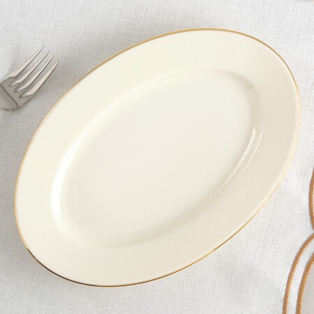 Aryıldız Hera Gold Kayık Tabak 25 cm - 2