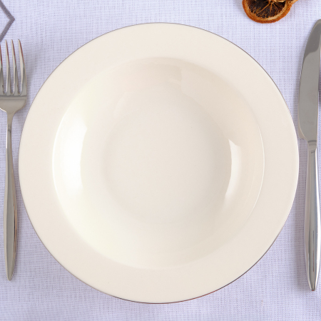 Aryıldız Hera Platin Çukur Tabak 23 cm - ARYILDIZ