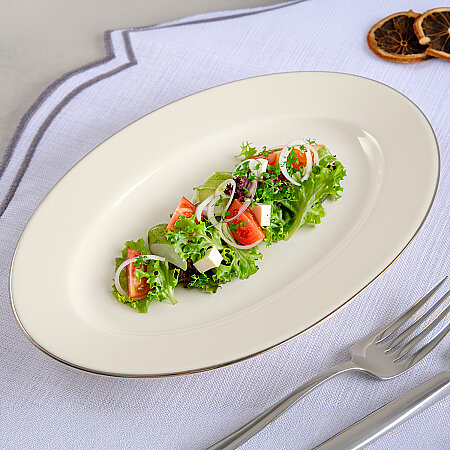 Aryıldız Hera Platin Kayık Tabak 25 cm - 2