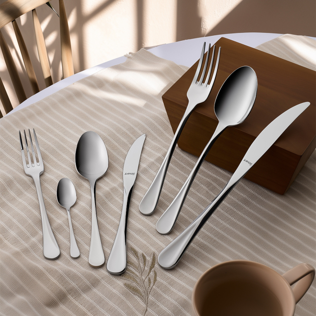 Aryıldız Heritage 84 Parça 12 Kişilik Çatal Kaşık Bıçak Takımı - 1