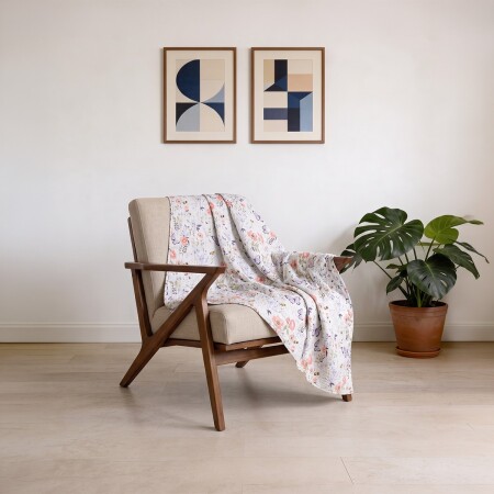 Aryıldız Home Butterfly Tek Kişilik %100 Pamuk Pike 150x220 cm - 4