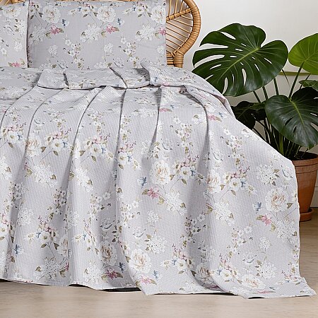 Aryıldız Home Helen %100 Pamuk Çift Kişilik Pike 200X220 cm - 3