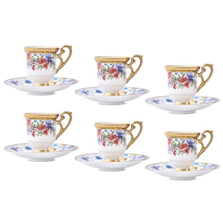 Aryıldız Idas 6 Kişilik 12 Parça Kahve Fincan Takımı 90 ml - 5