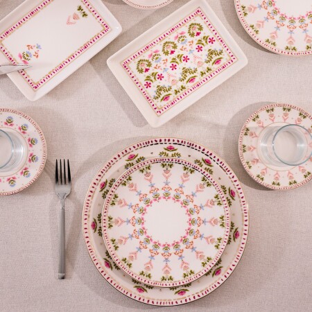 Aryıldız Ivy Pink 32 Parça 6 Kişilik Kahvaltı Takımı - 4