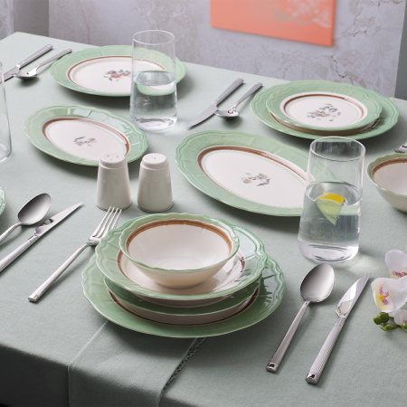 Aryıldız Jardin Mint 30 Parça 6 Kişilik Yemek Takımı - ARYILDIZ