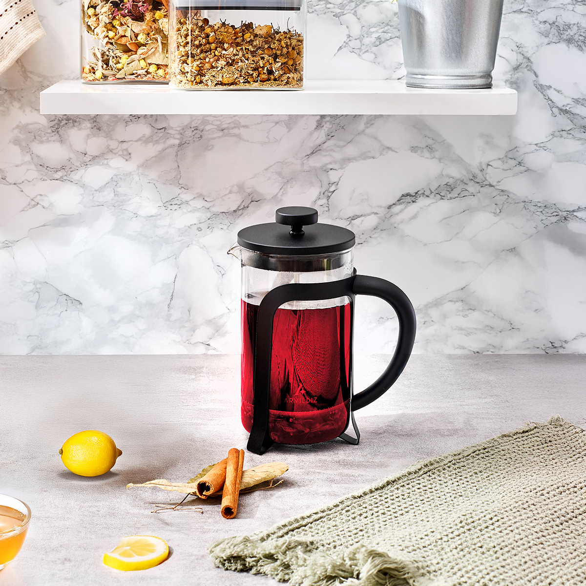 Aryıldız Java Black French Press 600 ml