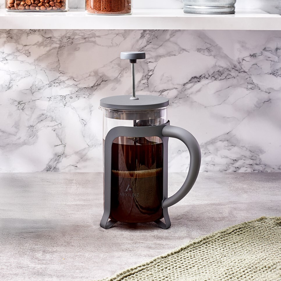 Aryıldız Java Grey French Press 800 ml