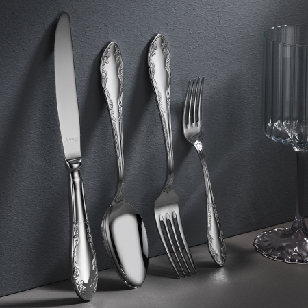 Aryıldız Kariye Antik Seri 84 Parça 12 Kişilik Çatal Kaşık Bıçak Takımı - 2