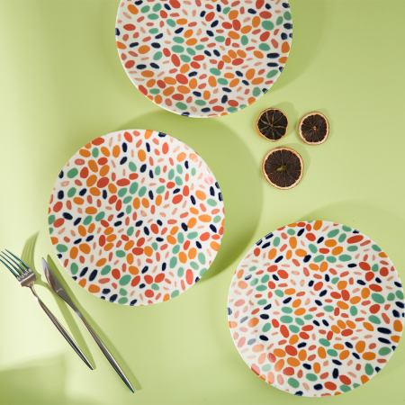 Aryıldız Karnaval Servis Tabağı 6 Parça 24 cm - ARYILDIZ