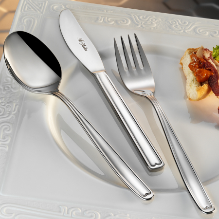 Aryıldız Kemer 18 Parça 6 Kişilik Çatal Kaşık Bıçak Takımı - ARYILDIZ