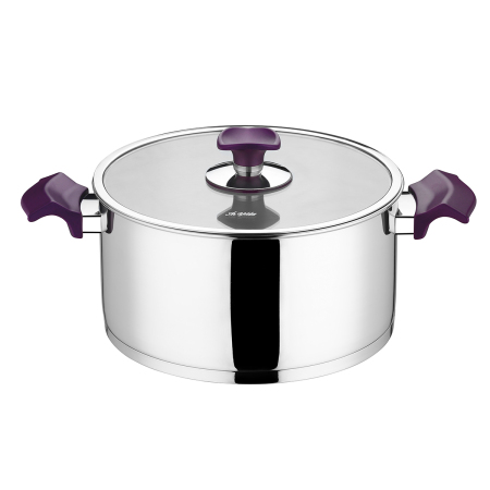 Aryıldız Kıng Ideal Set Cam Kapak Mor 20 Parça - 5