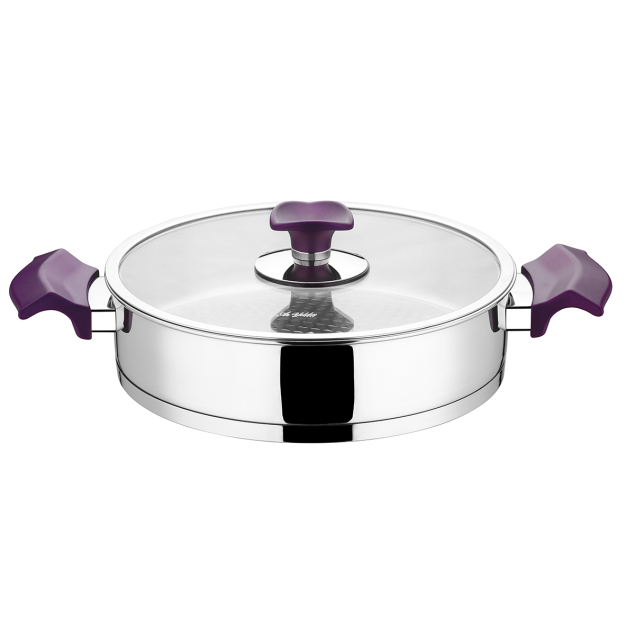 Aryıldız Kıng Ideal Set Cam Kapak Mor 20 Parça - 8