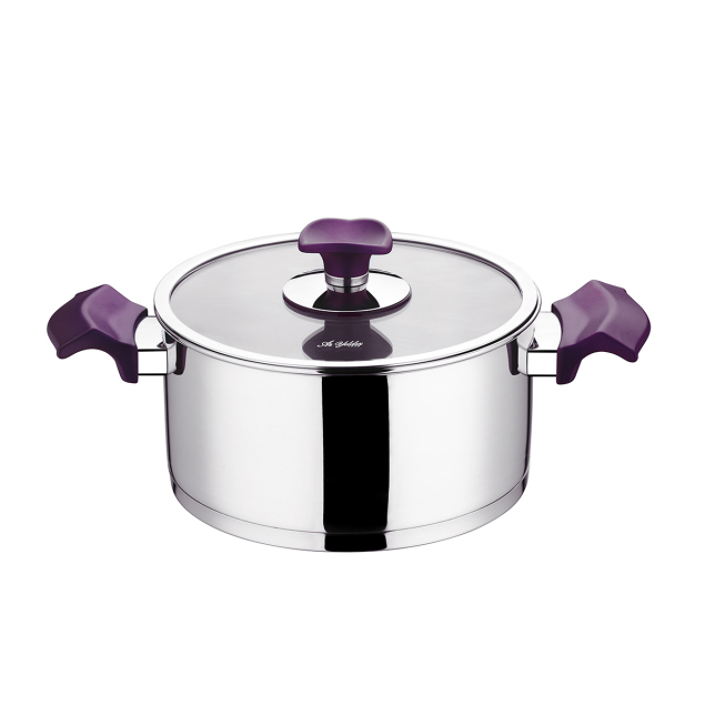 Aryıldız Kıng Ideal Set Cam Kapak Mor 20 Parça - 7