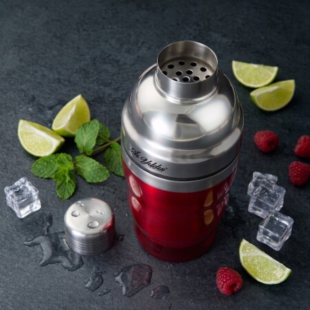 Aryıldız Kokteyl Shaker Kırmızı 350 ml - ARYILDIZ