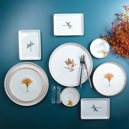 Aryıldız Leaf 30 Parça 6 Kişilik İkram Seti - ARYILDIZ