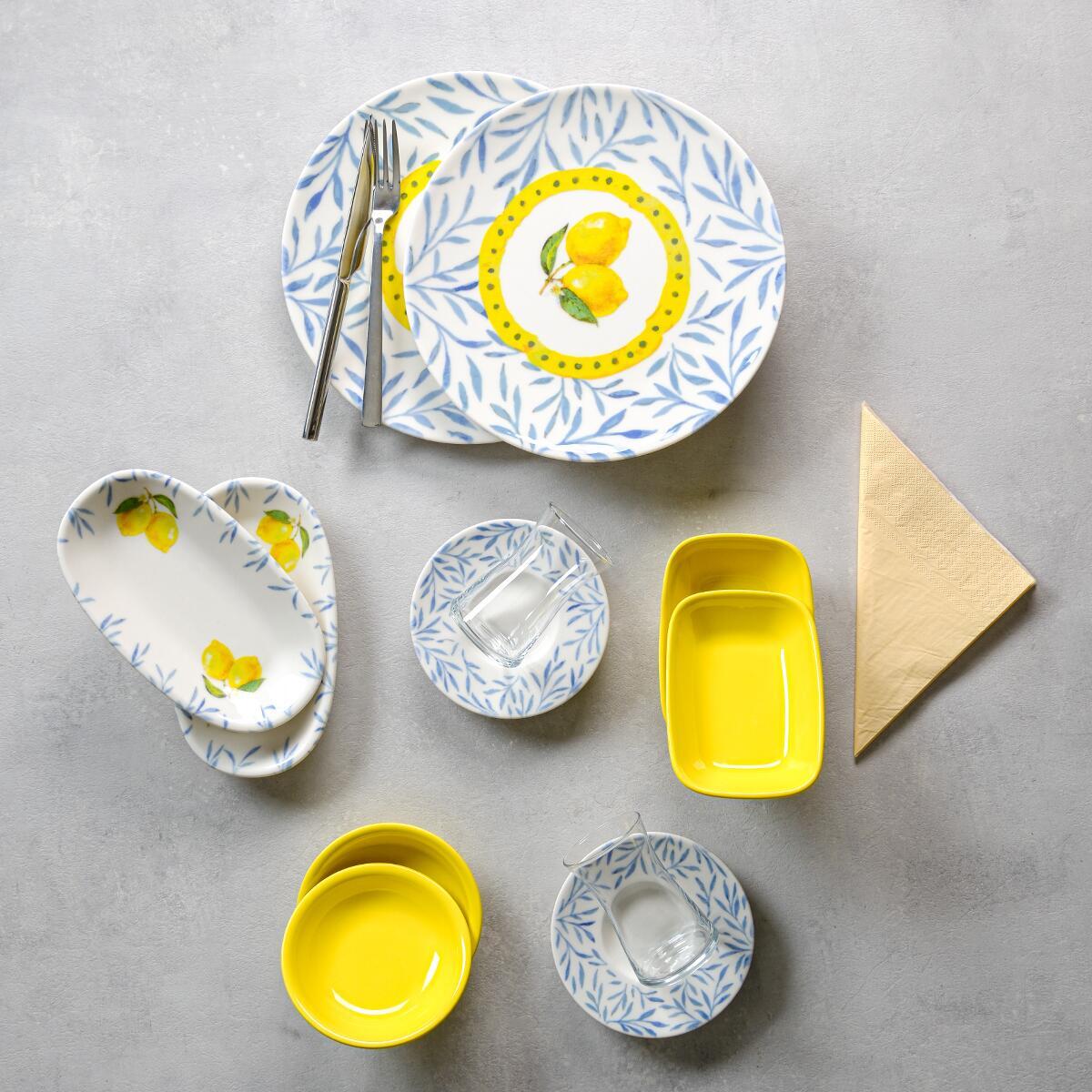 Aryıldız Lemon 26 Parça 6 Kişilik Kahvaltı Takımı