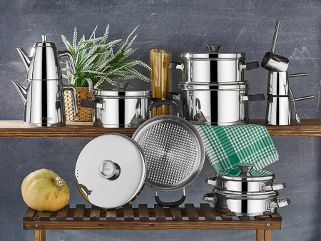 Aryıldız Lilyum Prestige Steel Kapak 20 Parça İdeal Set - ARYILDIZ