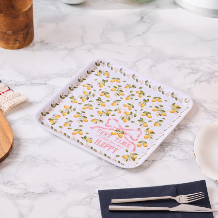 Aryıldız Limone Kare Tepsi 24x24 cm - ARYILDIZ