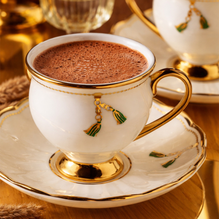 Aryıldız Liona 6 Kişilik Türk Kahve Fıncan Takımı - 3