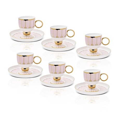 Aryıldız Livia 6 Kişilik 12 Parça Kahve Fincan Takımı 90 ml - 4