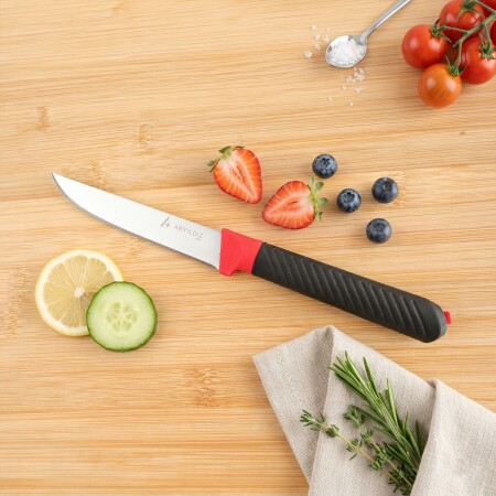 Aryıldız Lova Sebze Bıçağı Kırmızı 11 cm - 1