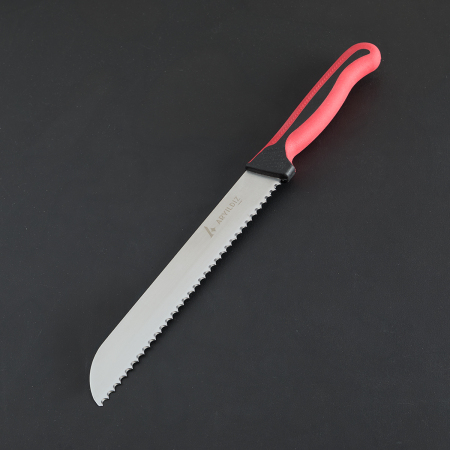 Aryıldız Lua Dişli Ekmek Bıçağı Kırmızı 19 cm - 5