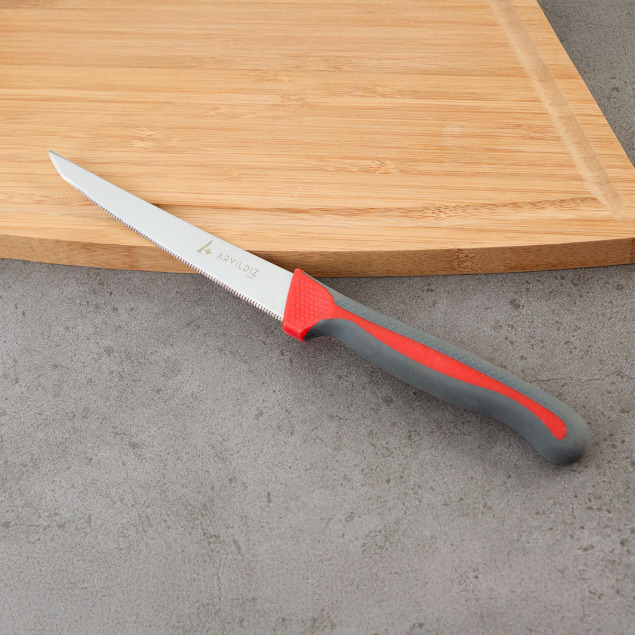 Aryıldız Lua Dişli Sebze Bıçağı Gri 10 cm - 1
