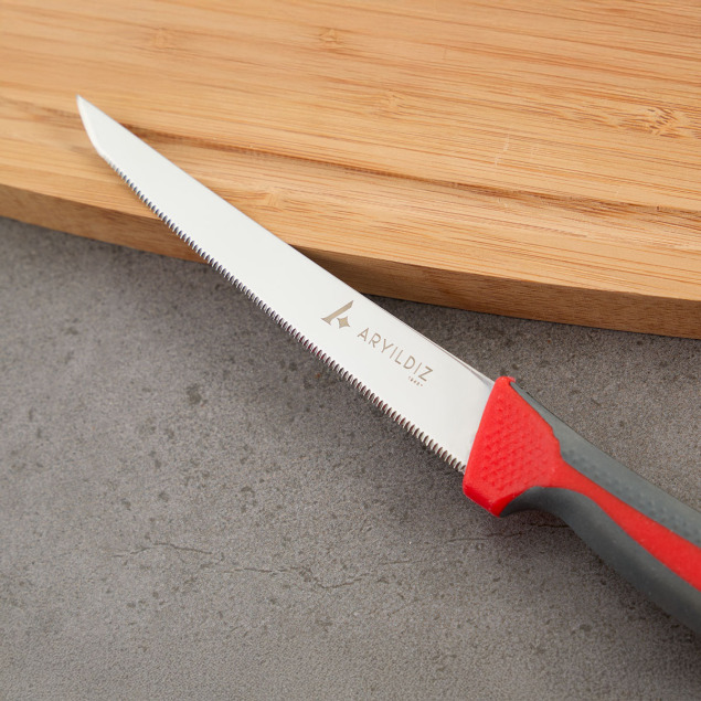 Aryıldız Lua Dişli Sebze Bıçağı Gri 10 cm - 3