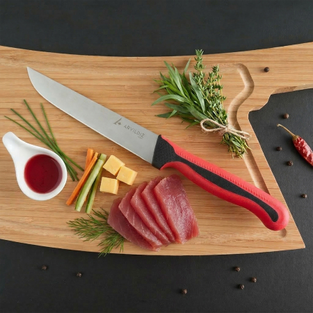 Aryıldız Lua Ekmek Bıçağı Kırmızı 16 cm - 2