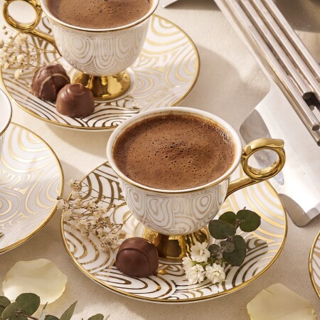 Aryıldız Lümen 12 Parça 6 Kişilik Kahve Fincan Takımı 90 ml - 3