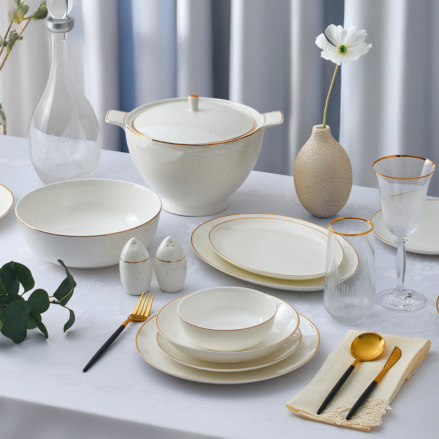 Aryıldız Luminous 60 Parça 12 Kişilik Yemek Takımı - 1