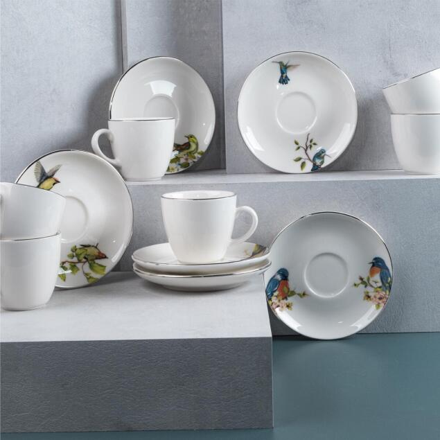 Aryıldız Luna 6 Kişilik Türk Kahve Fincan Takımı 90 ml - 3