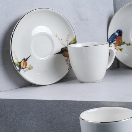 Aryıldız Luna 6 Kişilik Türk Kahve Fincan Takımı 90 ml - 5