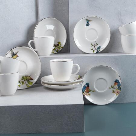 Aryıldız Luna 6 Kişilik Türk Kahve Fincan Takımı 90 ml - 3