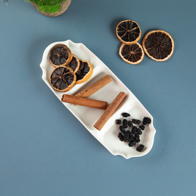 Aryıldız Lunar Kare 3 Bölmeli Tabak - 1