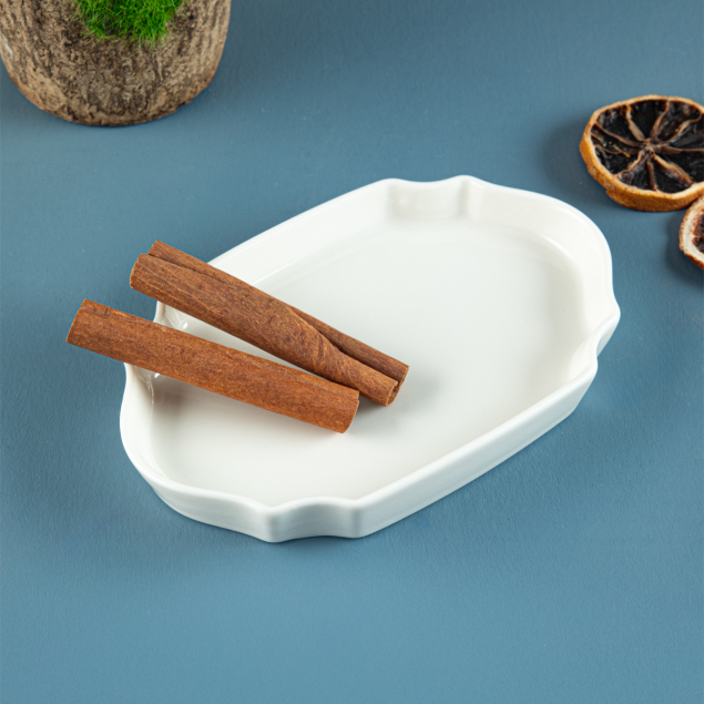 Aryıldız Lunar Kare Oval Servis Tabağı 15 cm - 1