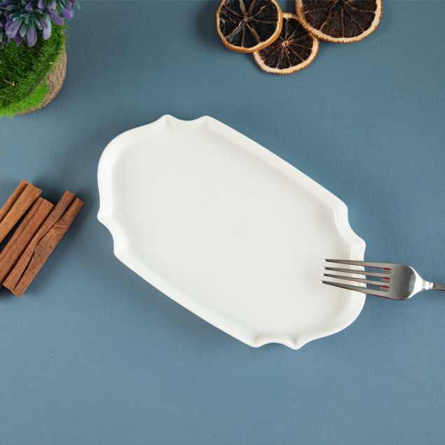 Aryıldız Lunar Kare Oval Servis Tabağı 20 cm - 2