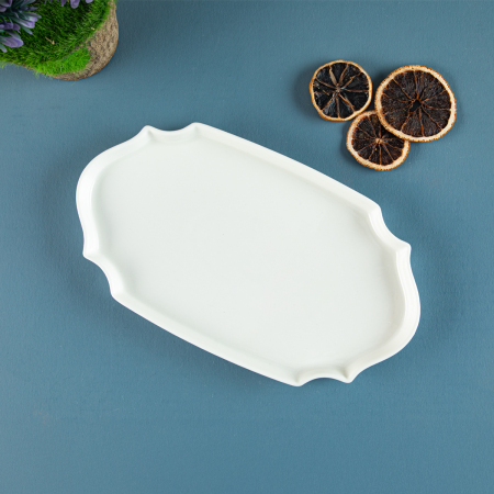 Aryıldız Lunar Kare Oval Servis Tabağı 25 cm - 2