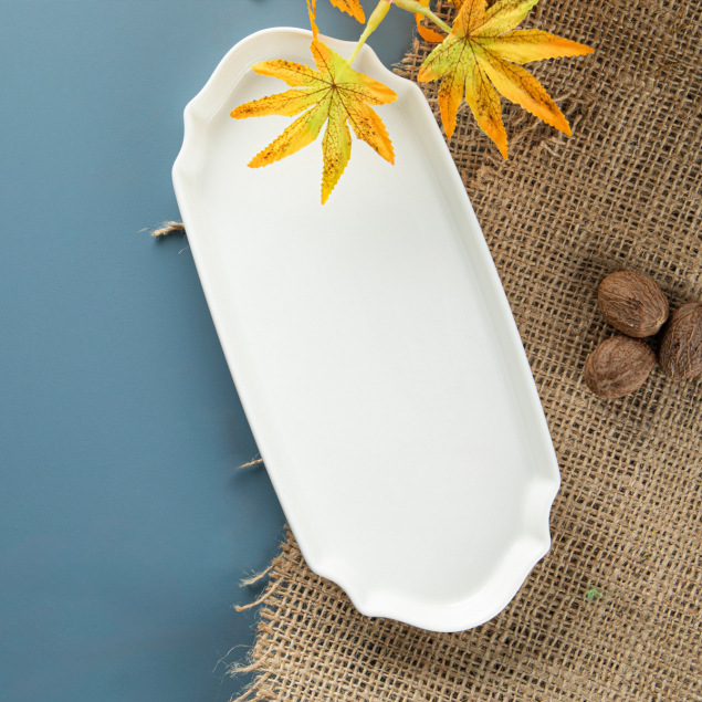 Aryıldız Lunar Kare Oval Zeytin Servis Tabağı 20 cm - 3