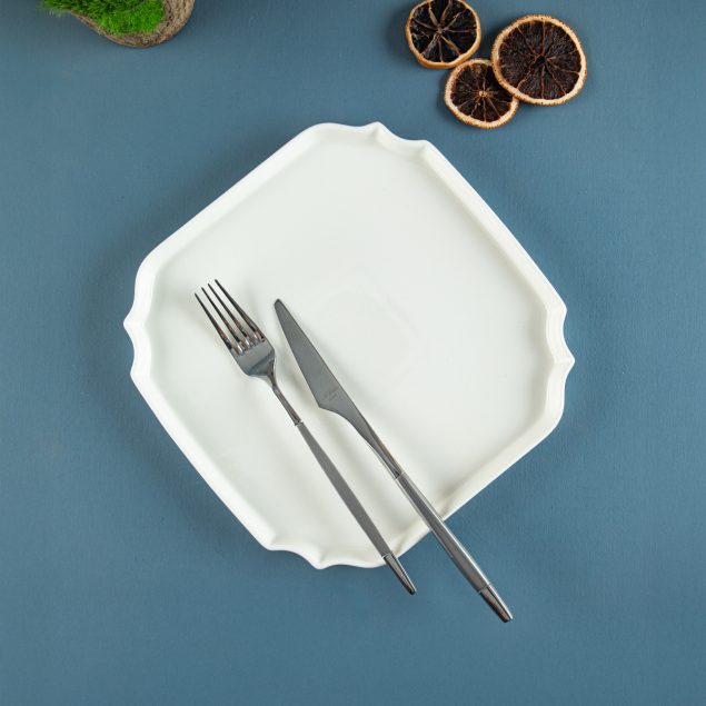 Aryıldız Lunar Kare Servis Tabağı 22 cm - 1