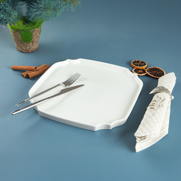 Aryıldız Lunar Kare Servis Tabağı 27 cm - 1