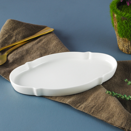 Aryıldız Lunar Oval Tabak 20 cm - 1