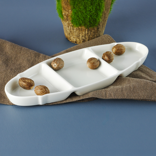 Aryıldız Lunar Yuvarlak 3 Bölmeli Tabak - 1