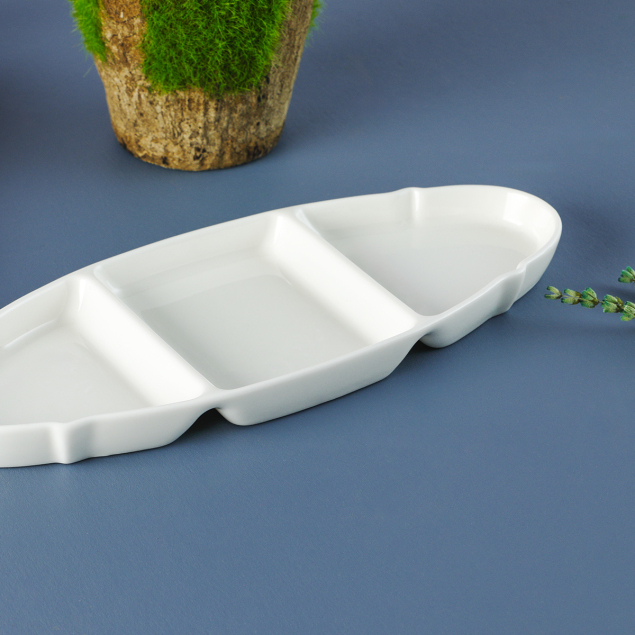 Aryıldız Lunar Yuvarlak 3 Bölmeli Tabak - 4