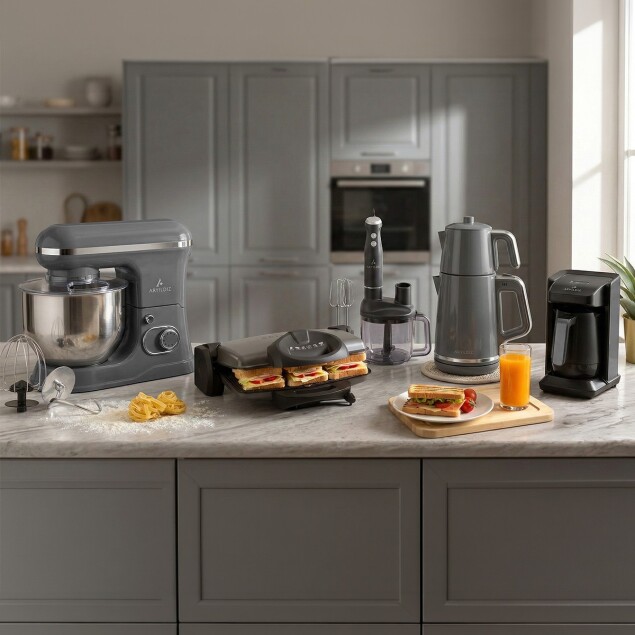 Aryıldız Maestro Elektrikli Çeyiz Seti Antrasit - 1