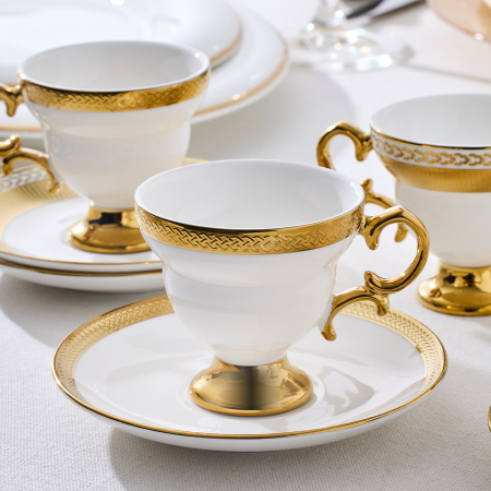 Aryıldız Majesty 12 Parça 6 Kişilik Kahve Fincan Takımı 90 ml - 3