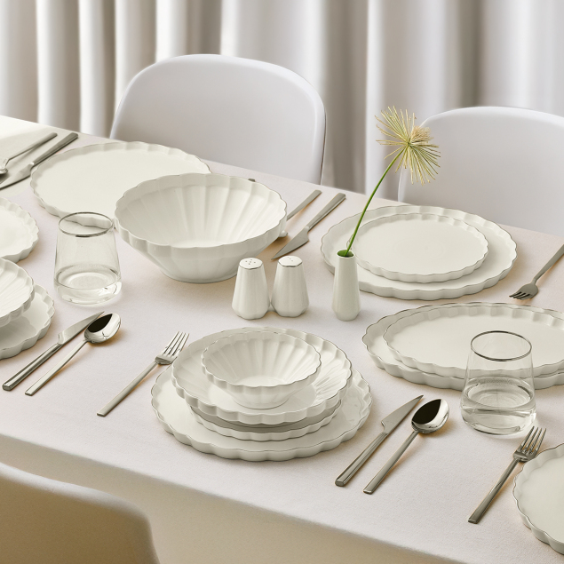 Aryıldız Margaret Platin 54 Parça 12 Kişilik Yemek Takımı - 1