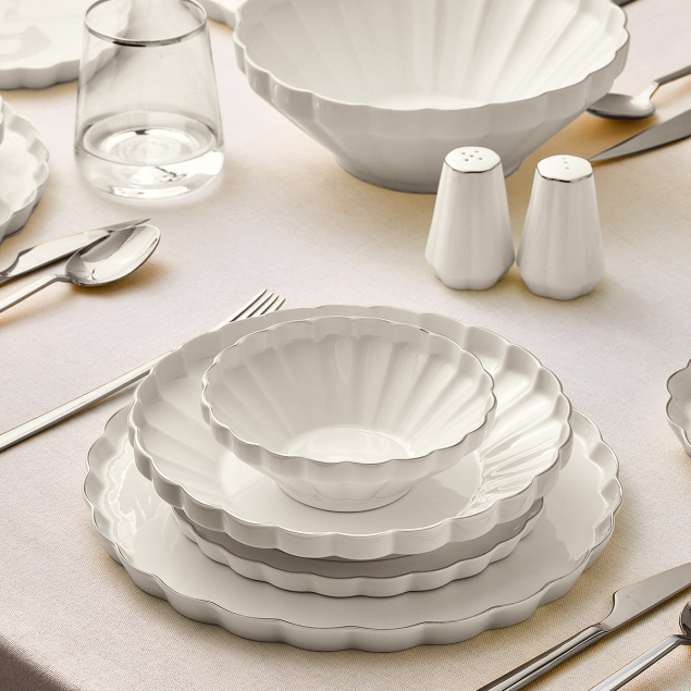 Aryıldız Margaret Platin 54 Parça 12 Kişilik Yemek Takımı - 2