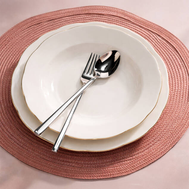 Aryıldız Maria Yonca Gold 24 Parça 6 Kişilik Yemek Takımı - 6