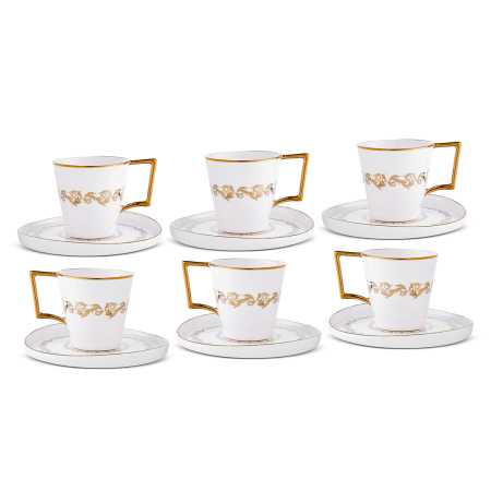 Aryıldız Marilla 12 Parça 6 Kişilik Kahve Fincan Takımı 90 ml - 3